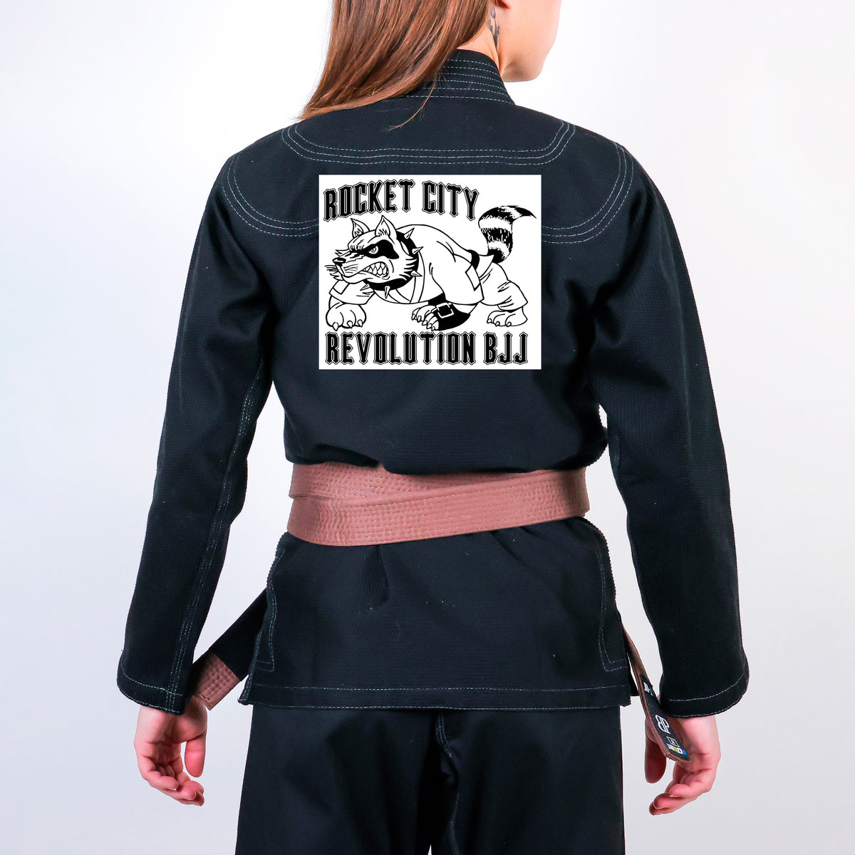 Rocket City Revolution BJJ Academy Women's Gi - Black #1423 A