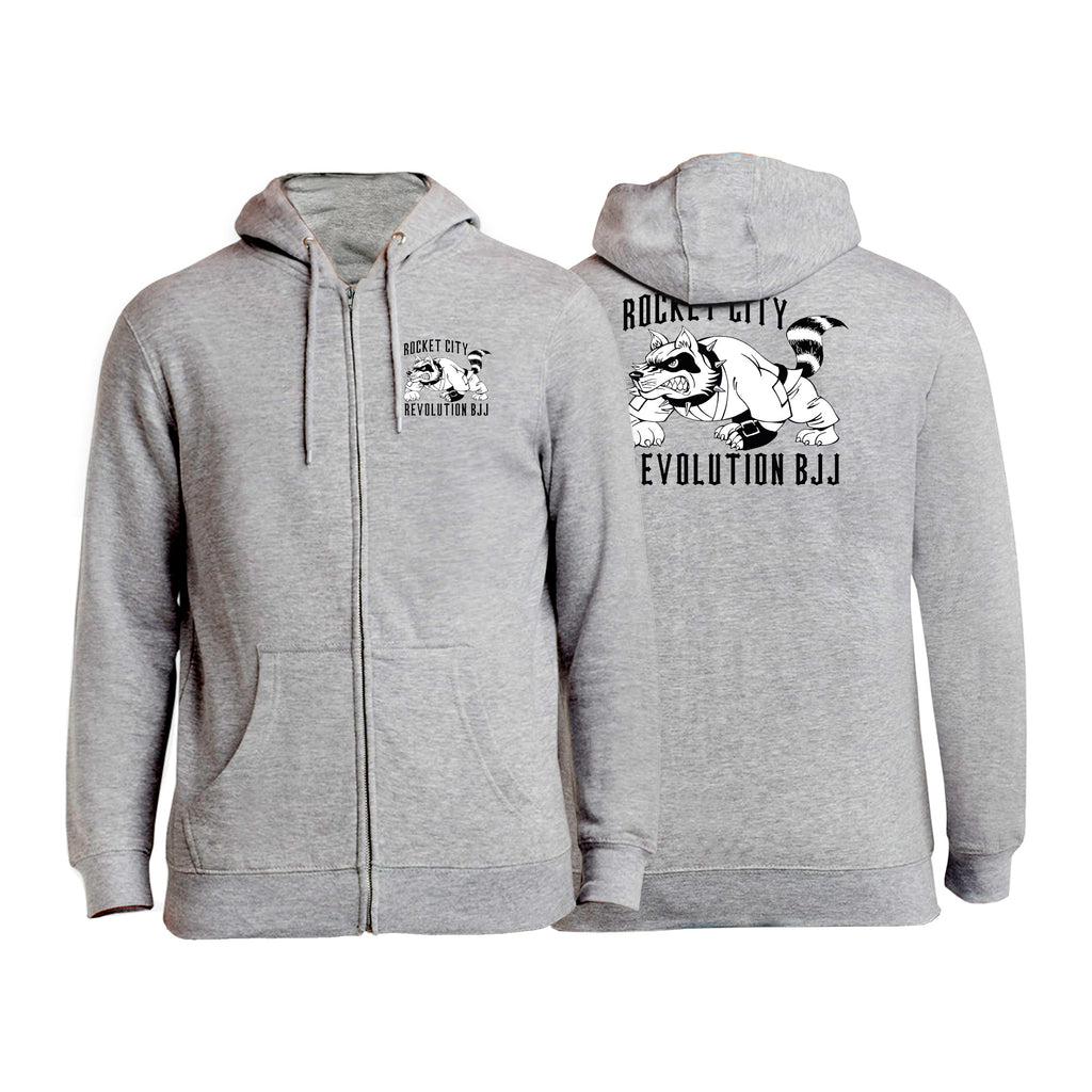 Rocket City Revolution BJJ Academy Zip-Up Hoodies #8274 B