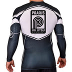 PRXS JJ Academy Rash Guards Black/White #8275 A