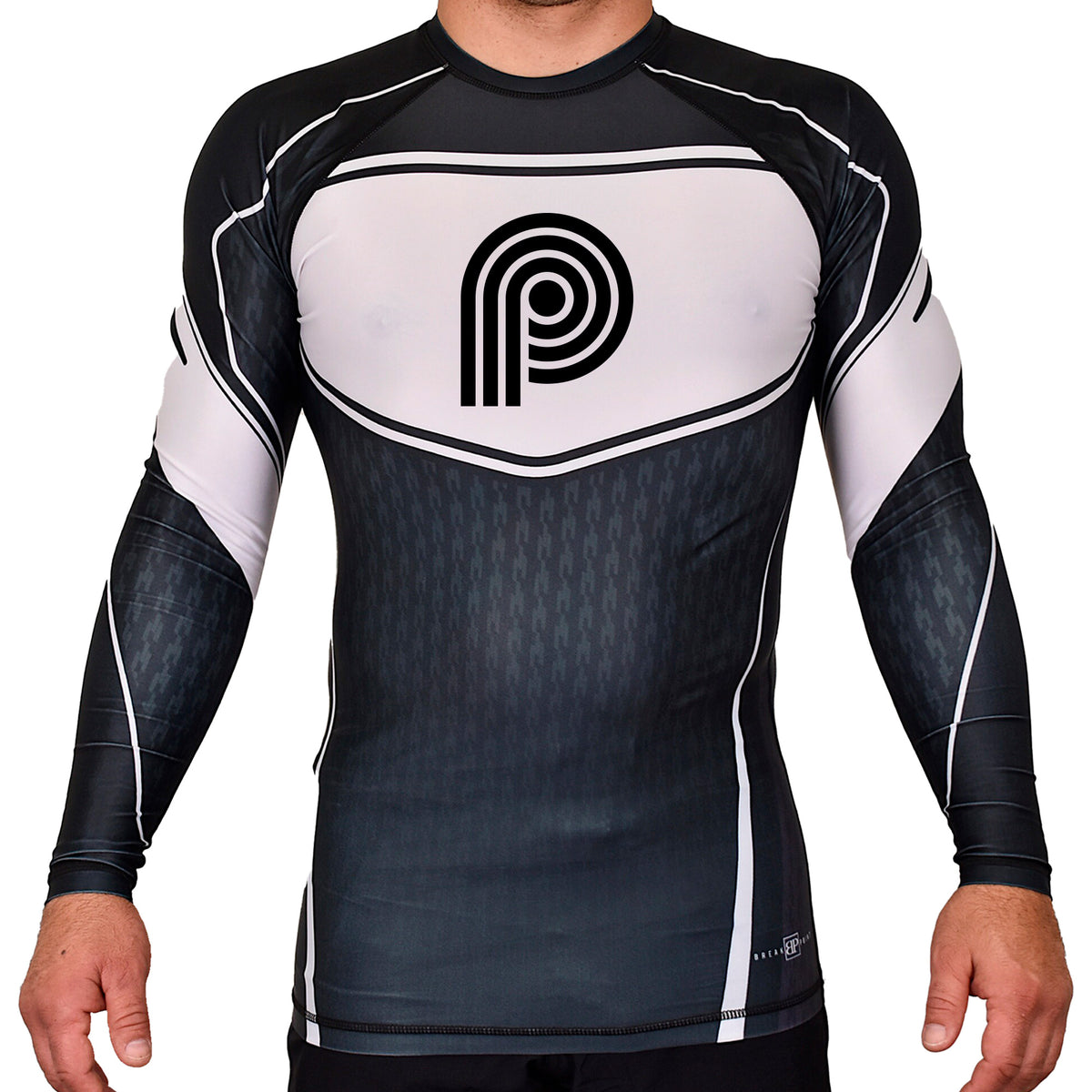 PRXS JJ Academy Rash Guards Black/White #8275 A