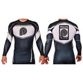 PRXS JJ Academy Rash Guards Black/White #8275 A