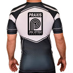 PRXS JJ Academy Rash Guards Black/White #8275 A