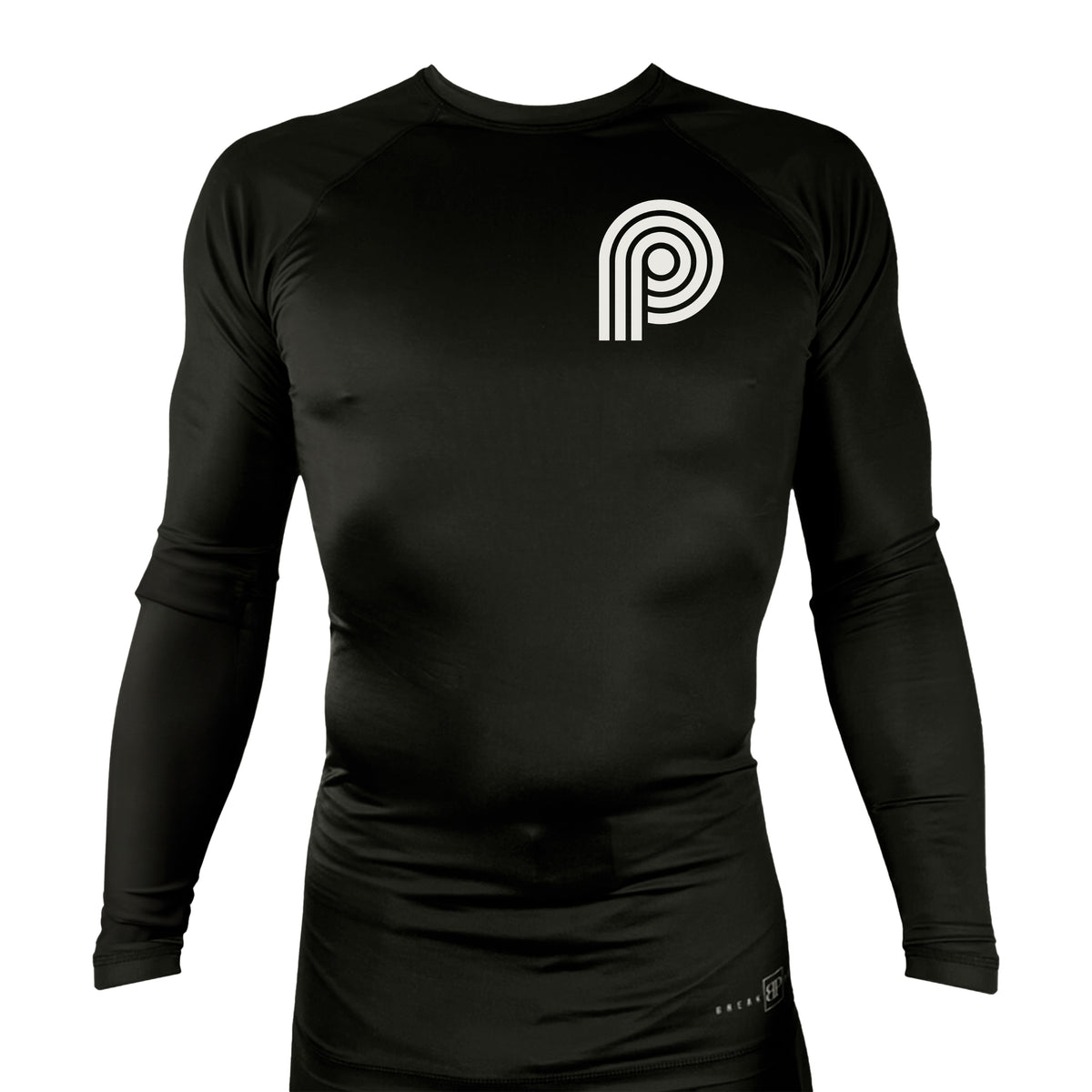 PRXS JJ All Black Rash Guards Long Sleeves #8275 A