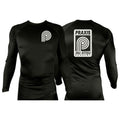 PRXS JJ All Black Rash Guards Long Sleeves #8275 A