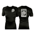 PRXS JJ All Black Rash Guards Short Sleeves #8275 A