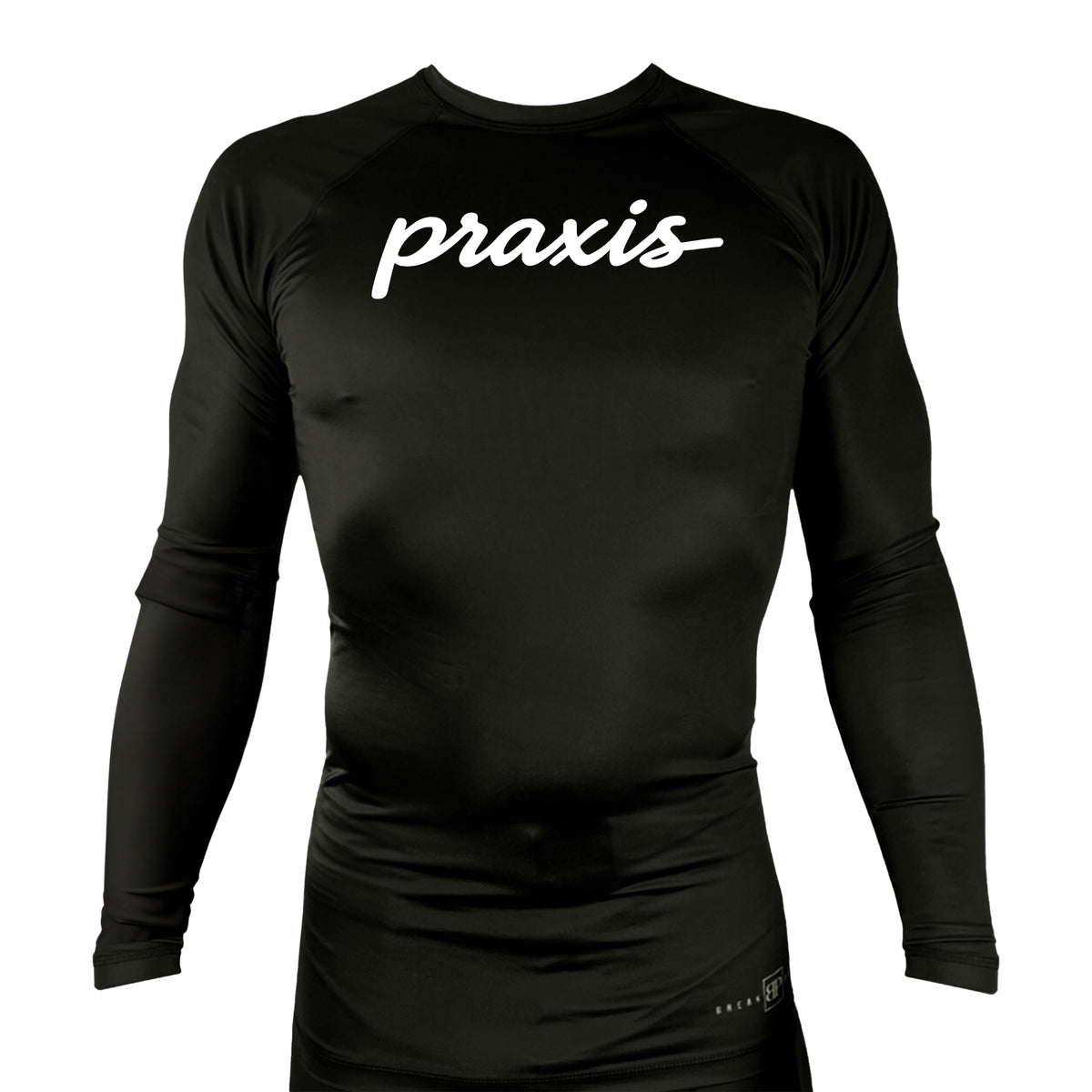 PRXS JJ All Black Rash Guards Long Sleeves #8275 B