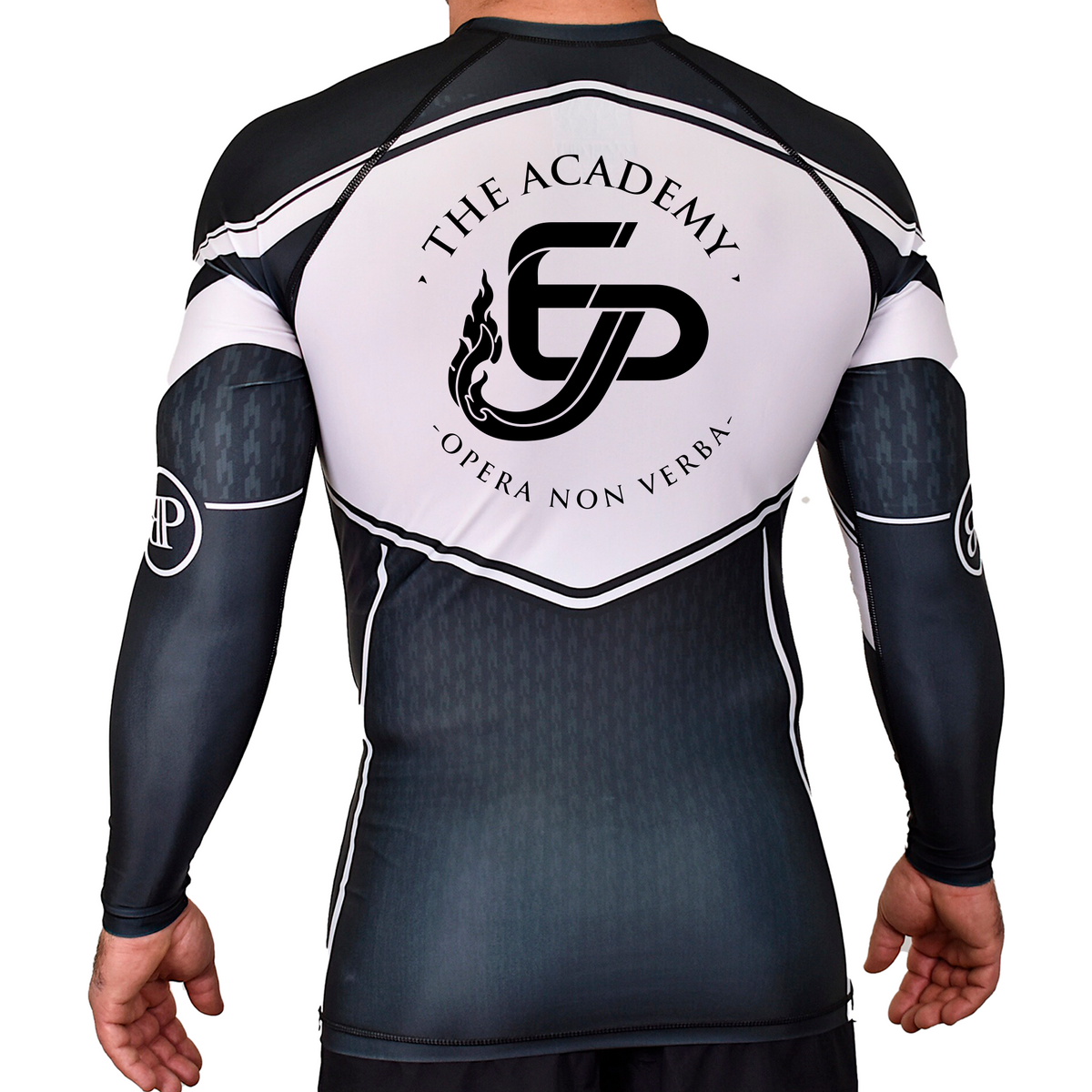 Academy Eden Prairie Academy Rash Guards Black/White #8276 A