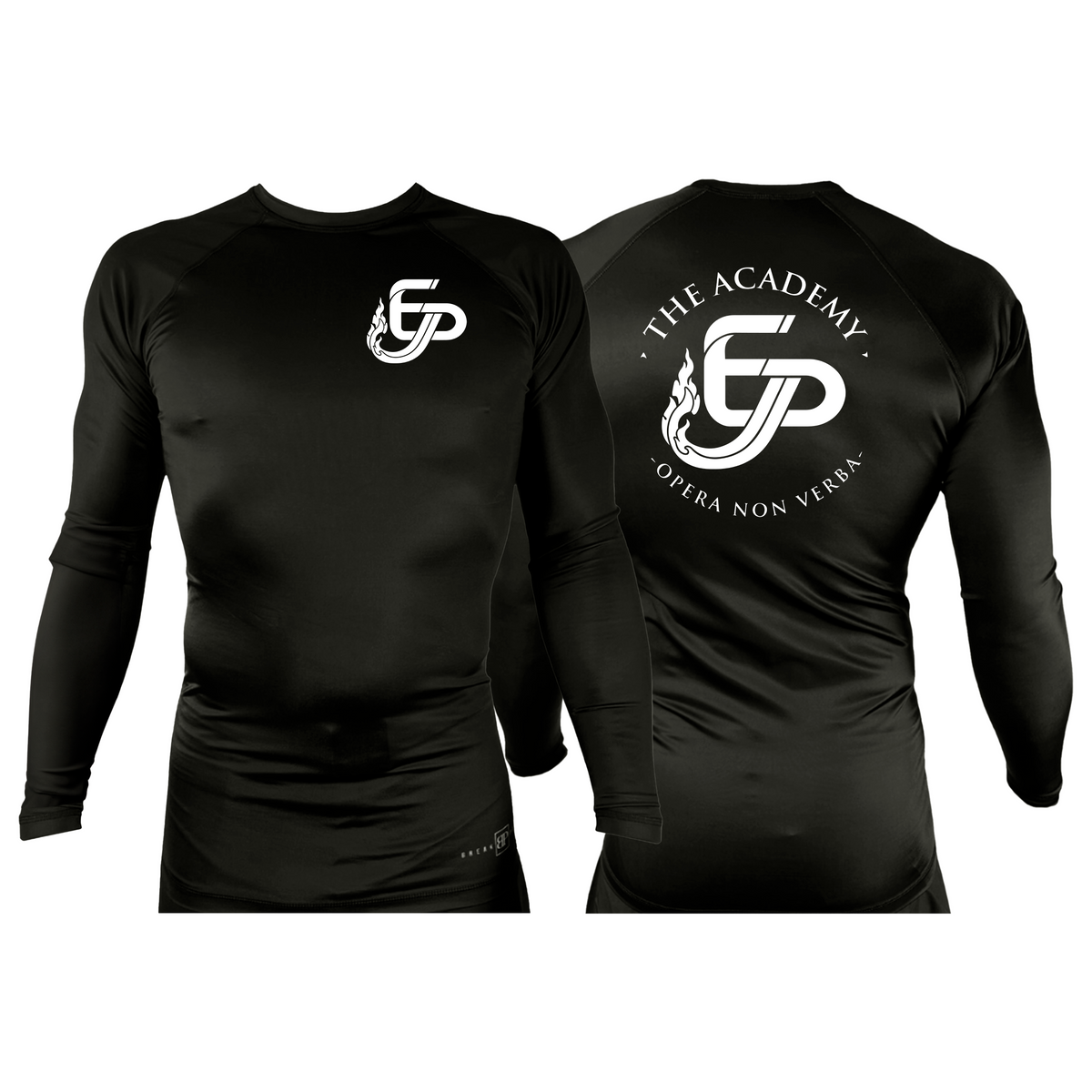 Academy Eden Prairie All Black Rash Guards Long Sleeves #8276 A