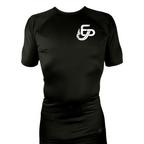 Academy Eden Prairie All Black Rash Guards Short Sleeves #8276 A