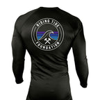 Rising Tide Foundation All Black Rash Guards Long Sleeves #8277 A