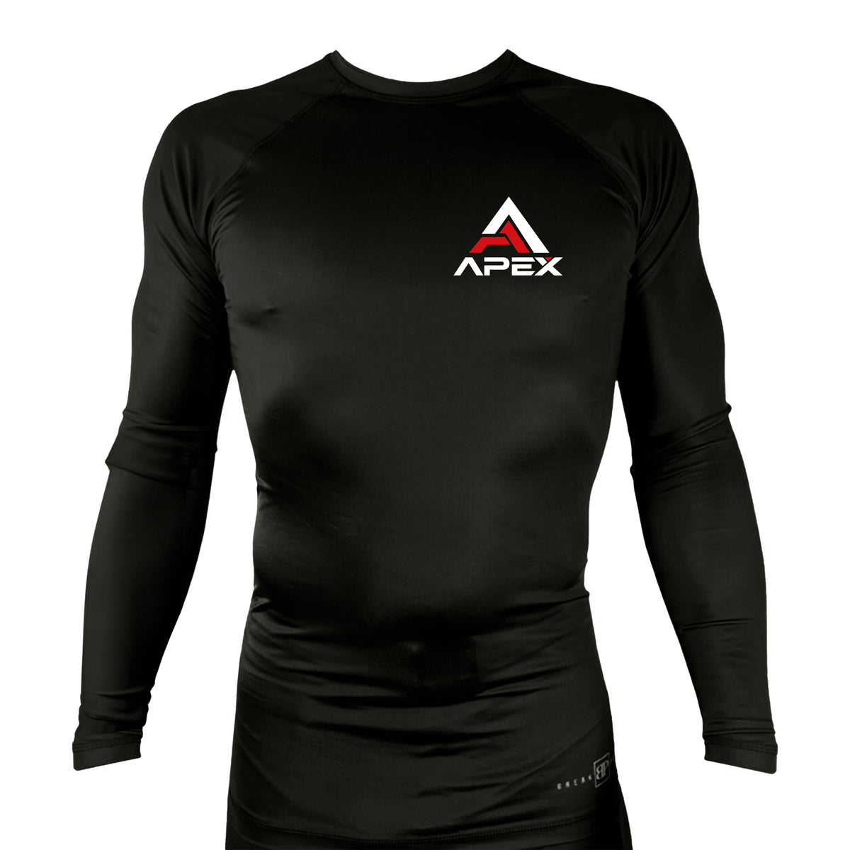 APEX All Black Rash Guards Long Sleeves #8280 A
