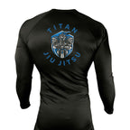 Titan Jiu Jitsu LLC All Black Custom Rash Guards Long Sleeves #8281
