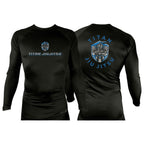 Titan Jiu Jitsu LLC All Black Custom Rash Guards Long Sleeves #8281