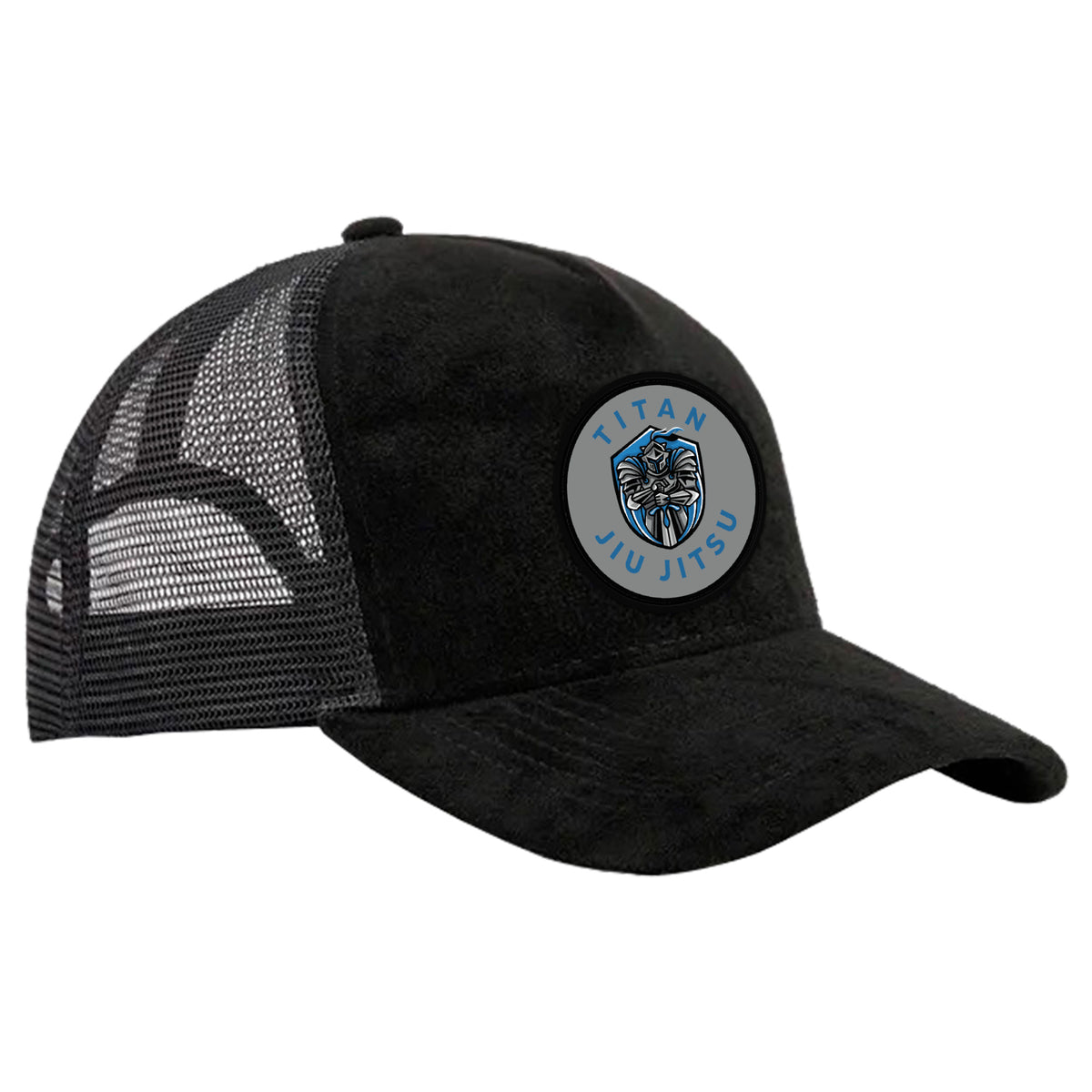 Titan Jiu Jitsu LLC Suede Trucker Hat #8281