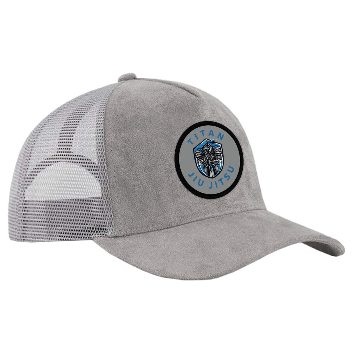 Titan Jiu Jitsu LLC Suede Trucker Hat #8281
