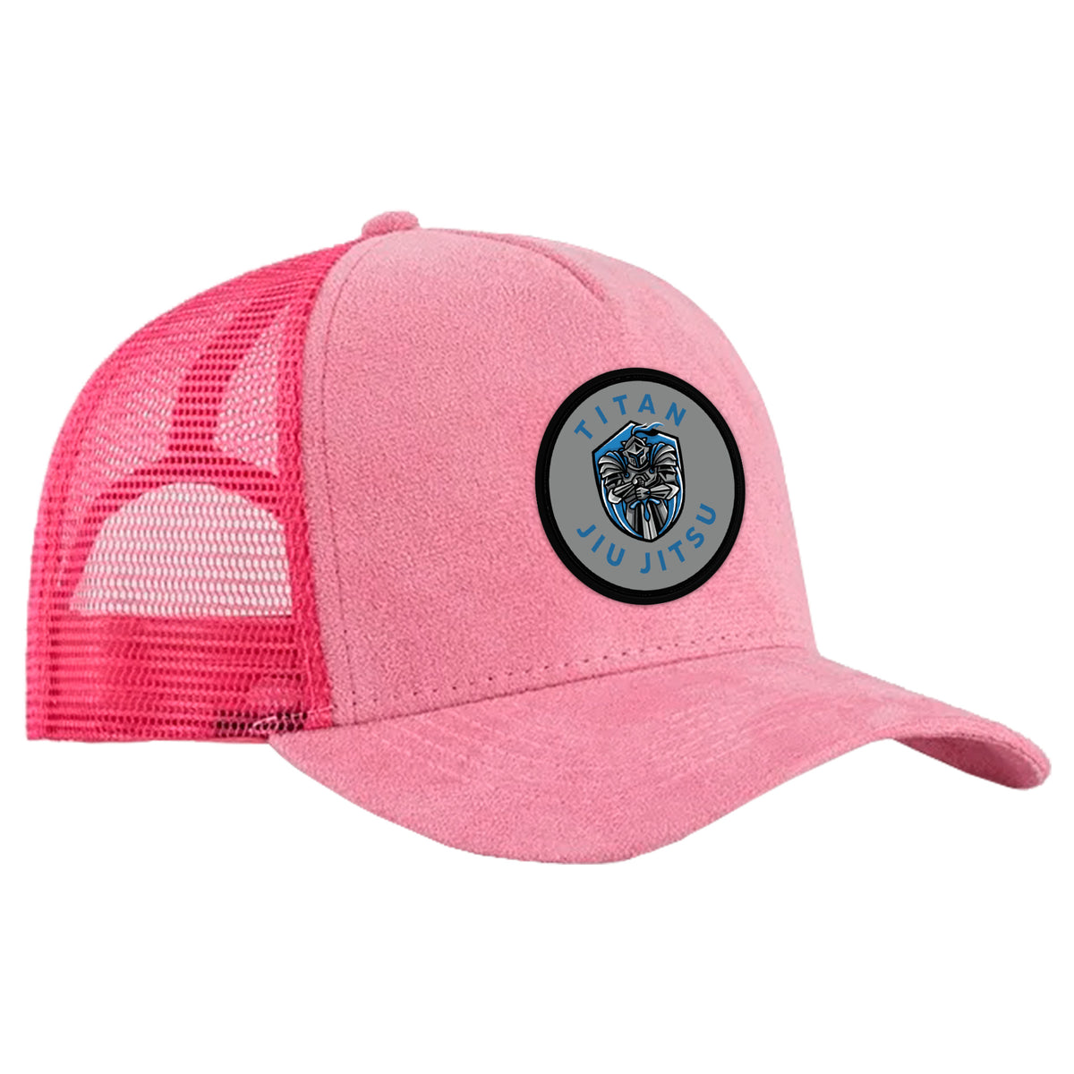 Titan Jiu Jitsu LLC Suede Trucker Hat #8281