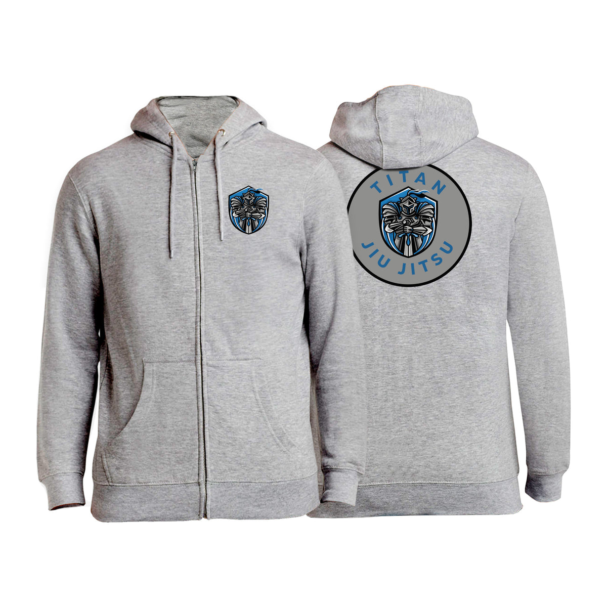 Titan Jiu Jitsu LLC Academy Zip-Up Hoodie #8281 B
