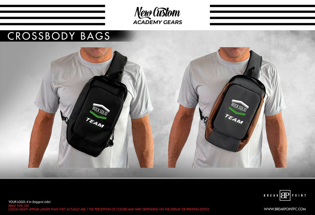 Rock Solid Martial Arts Academy Crossbody Bags #837