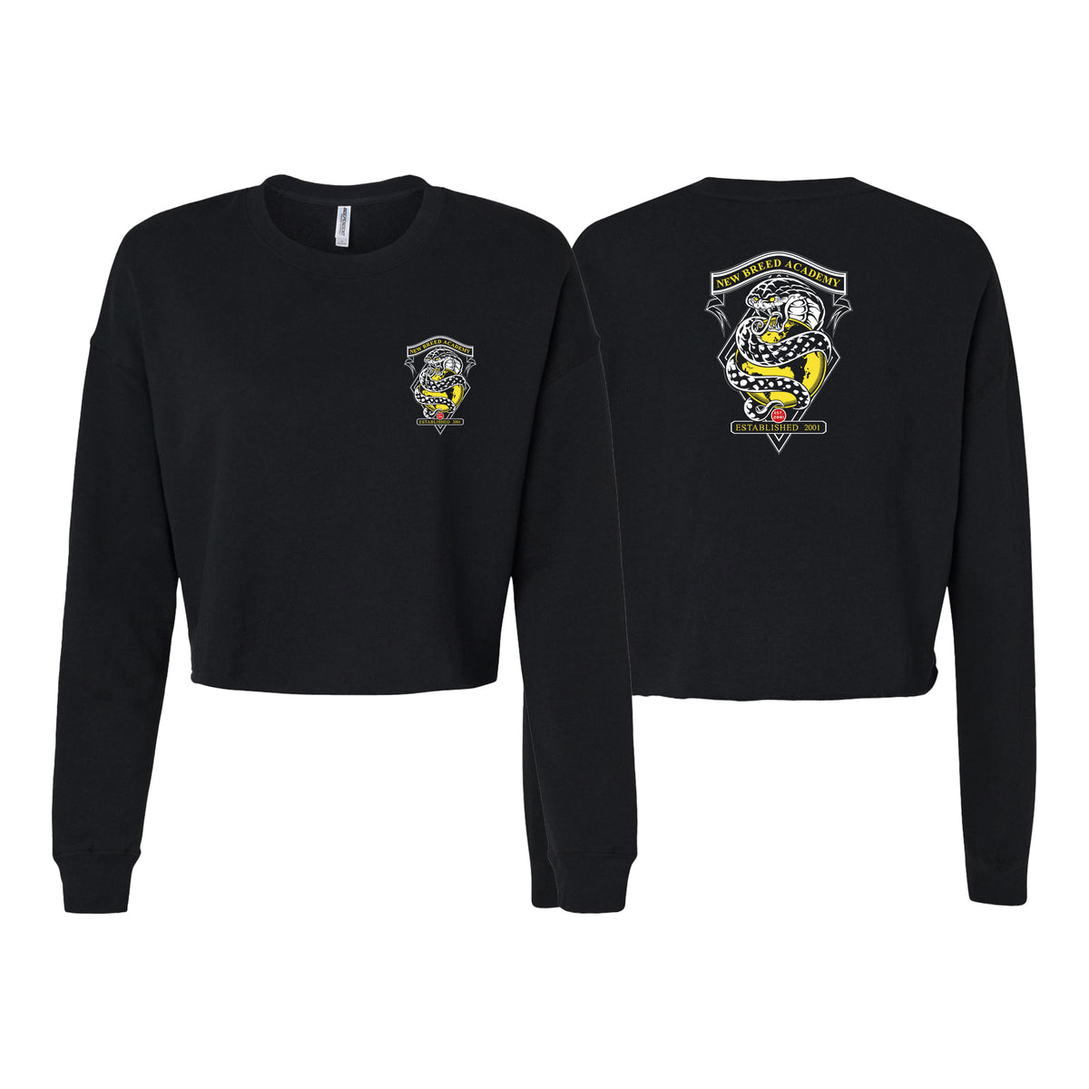 New Breed Women's Cropped Crewneck Sweatshirt #8009 A