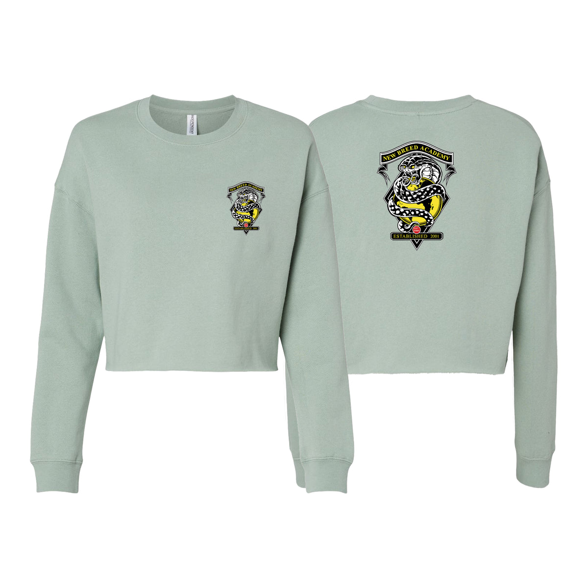 New Breed Women's Cropped Crewneck Sweatshirt #8009 A