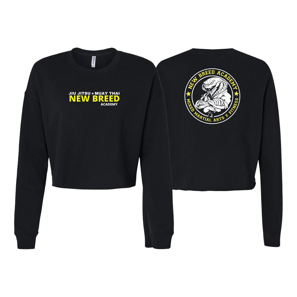 New Breed Women's Cropped Crewneck Sweatshirt #8009 B