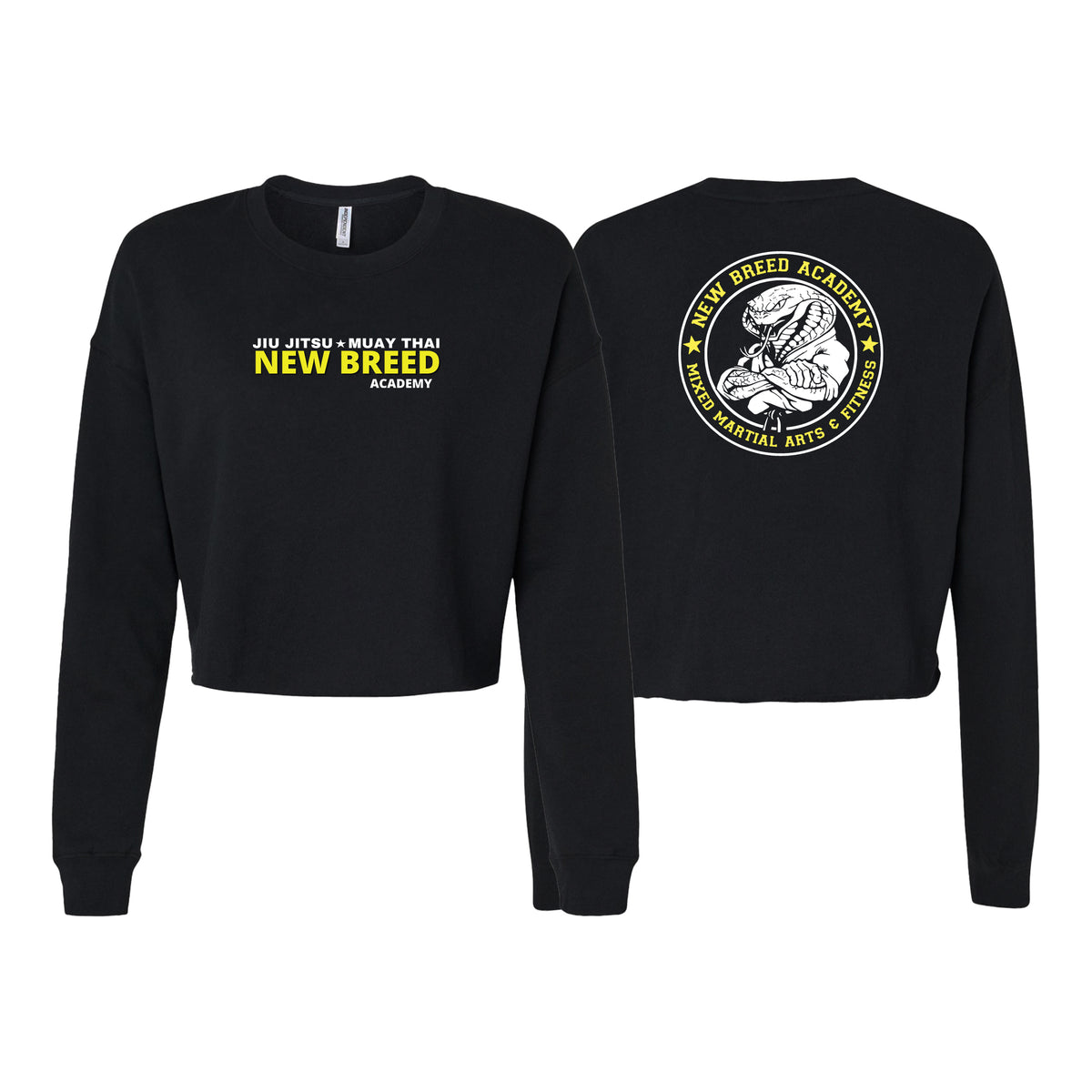 New Breed Women's Cropped Crewneck Sweatshirt #8009 B