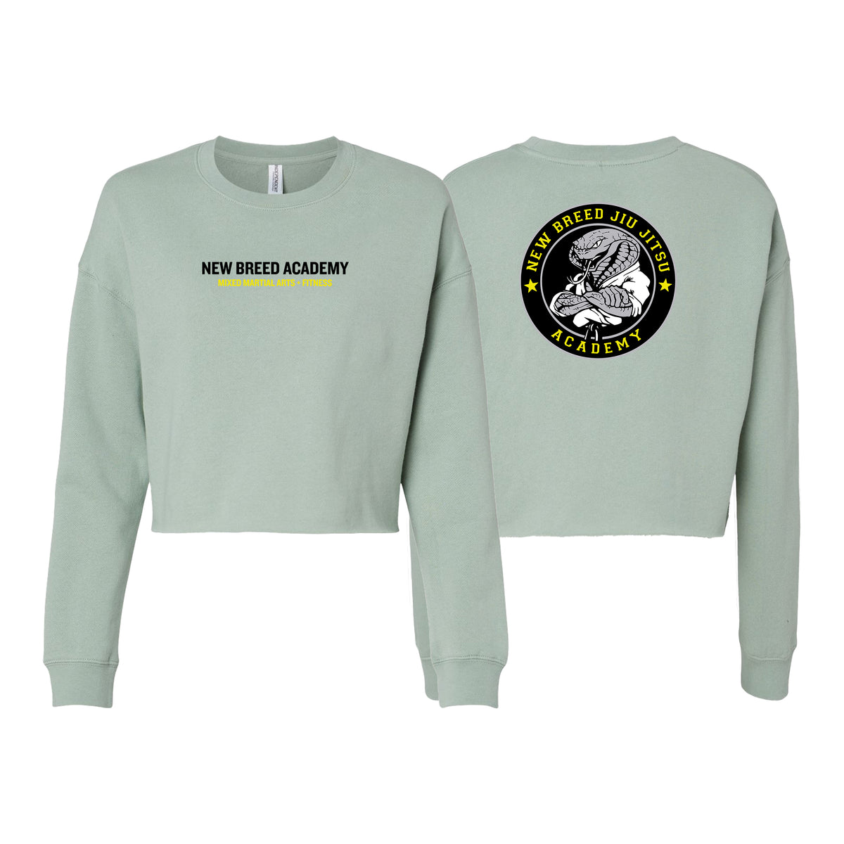 New Breed Women's Cropped Crewneck Sweatshirt #8009 F