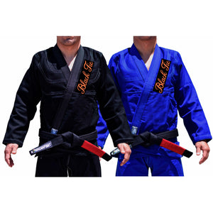 Black Tie BJJ Academy Gi - Black and Blue #946 A