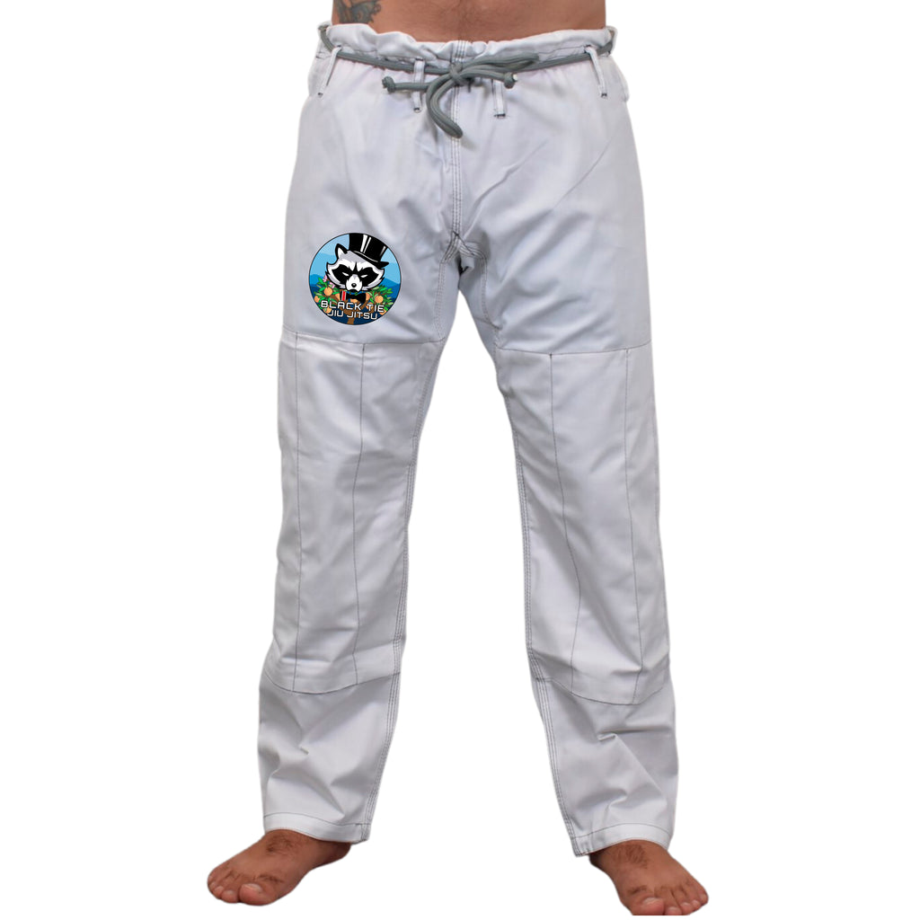 Black Tie BJJ Academy Kids Gi - White #946 A
