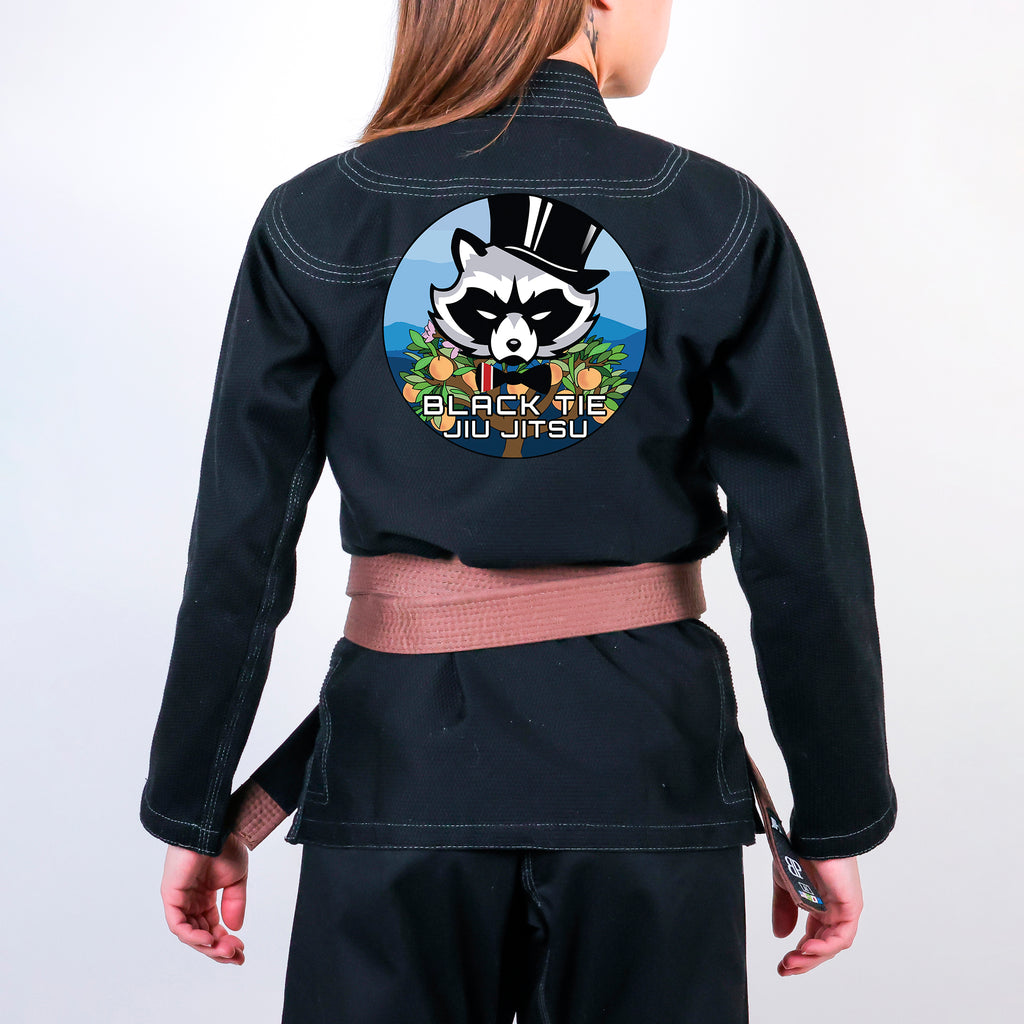 Black Tie BJJ Academy Women's Gi - Black #946 A