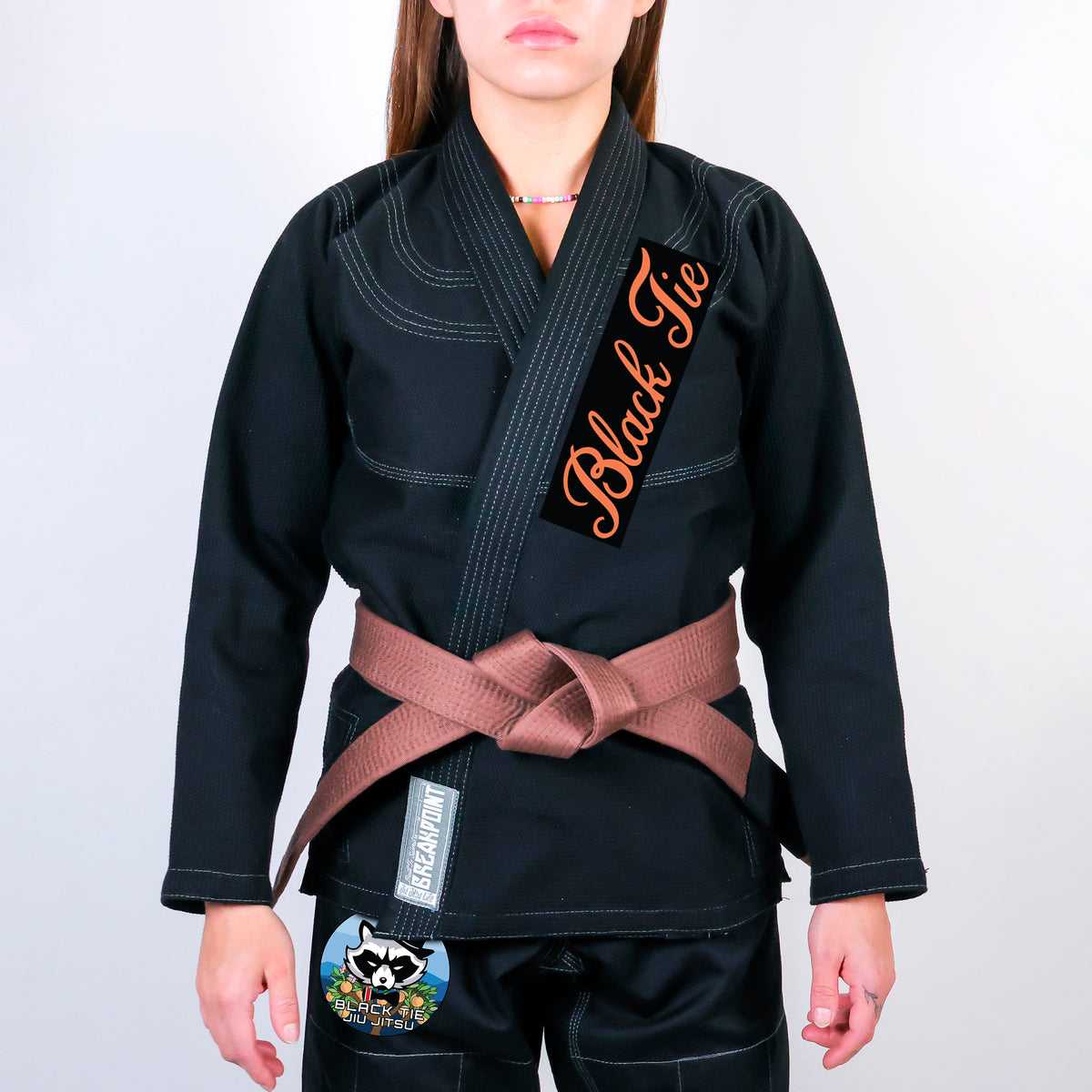 Black Tie BJJ Academy Women's Gi - Black #946 A