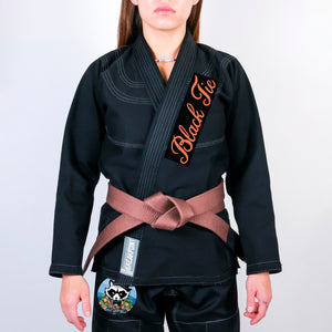 Black Tie BJJ Academy Women's Gi - Black #946 A
