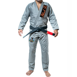 Black Tie BJJ Academy Kids Gi - Gray #946 A