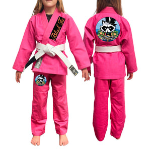 Black Tie BJJ Academy Kids Gi - Pink #946 A
