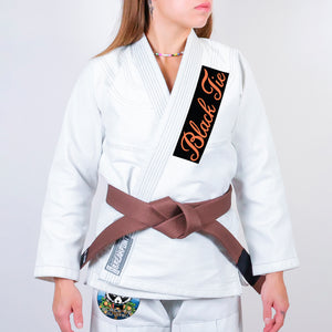 Black Tie BJJ Academy Women's Gi - White #946 A