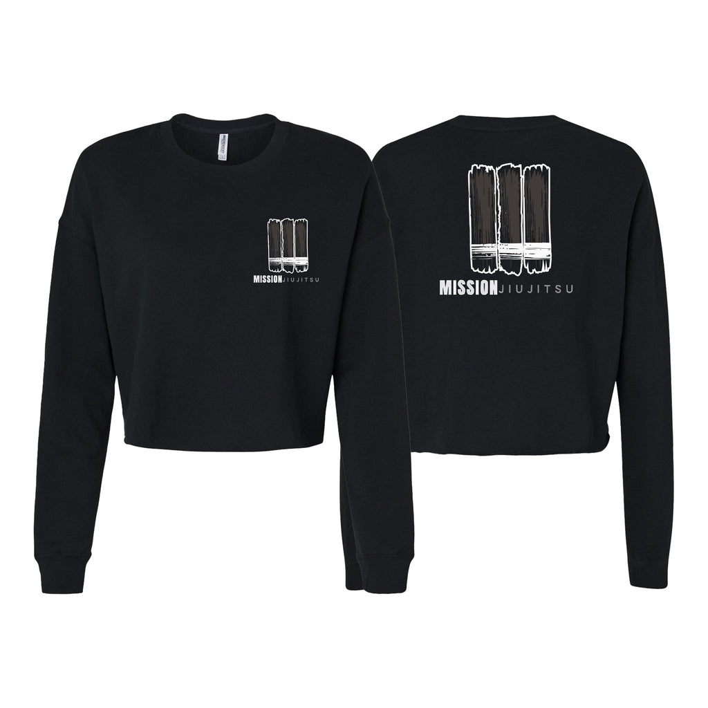 Mission JJ Women's Cropped Crewneck Sweatshirt #8016 A