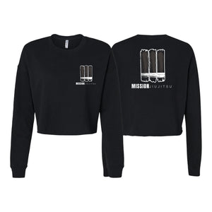 Mission JJ Women's Cropped Crewneck Sweatshirt #8016 A