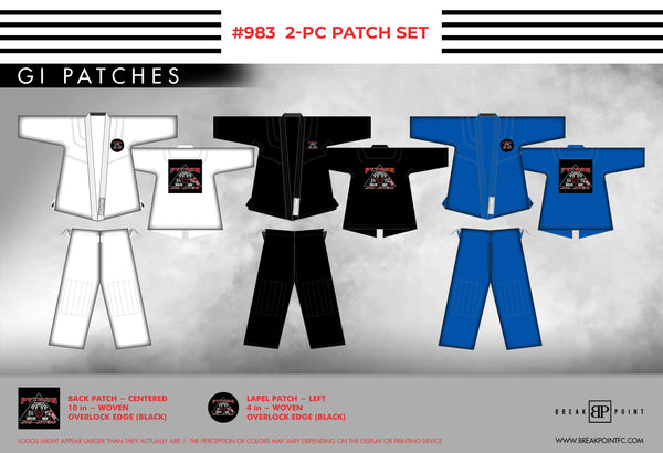 Python Bjj Python Jiu-Jitsu Sewing Set - 2 #983 - Break Point FC