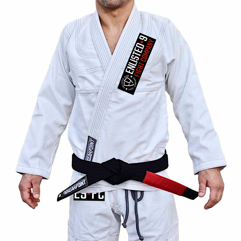 Enlisted Nine Academy Adults Gi - White #995 A