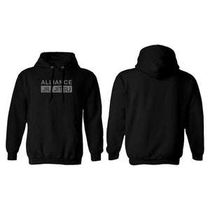 Alliance Black Hoodie - ONLY FOR STAFF ALL041