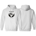 Alliance White Sweater Hoodie #ALL051