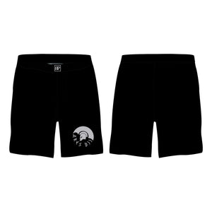 Ares BJJ Official All Black Custom Shorts