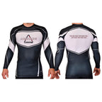 Adrenaline Training Center Academy Rash Guards Black/White  #8104 E