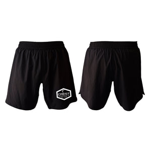 Crest Brazilian Jiu Jitsu All Black Custom Shorts 2.0 #8008