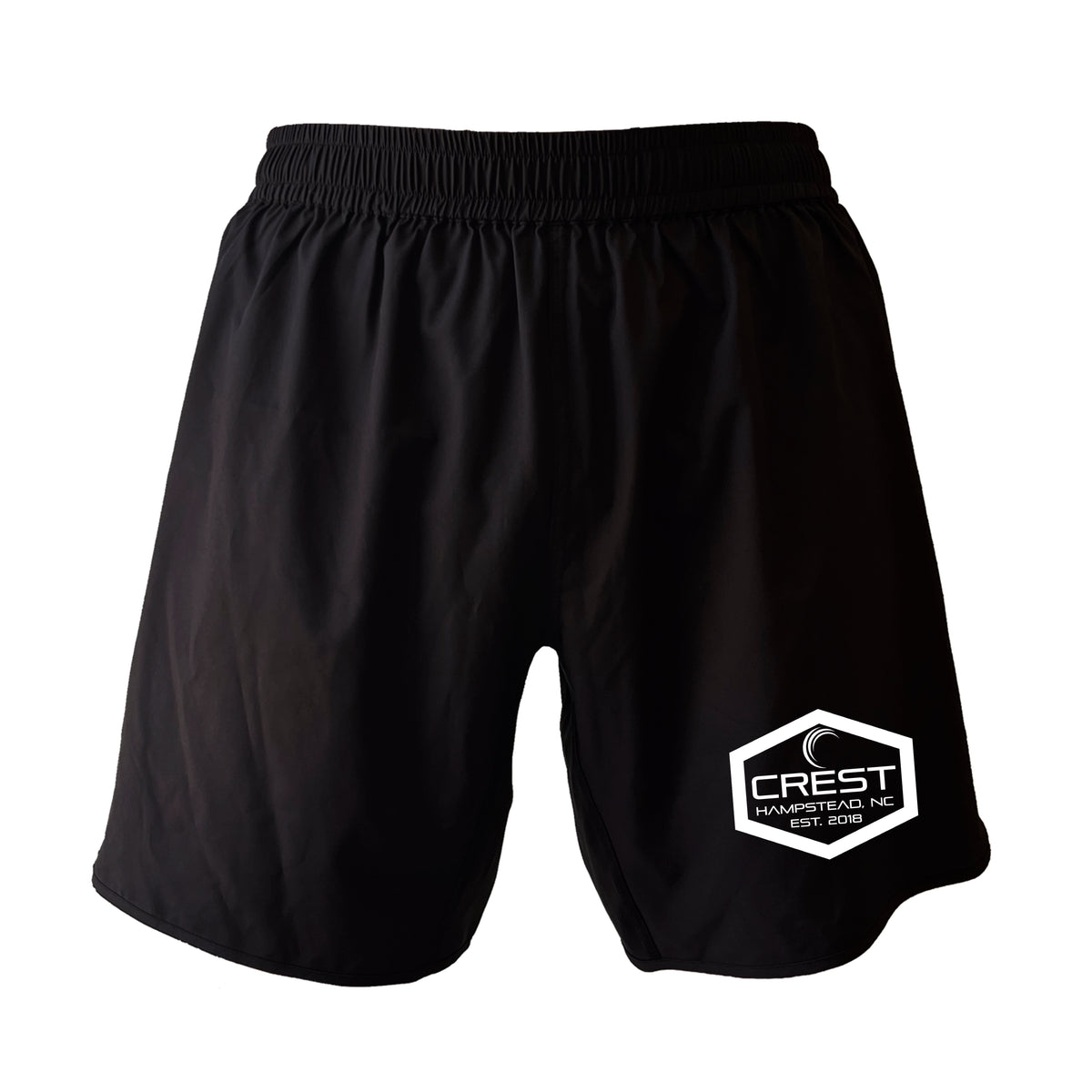 Crest Brazilian Jiu Jitsu All Black Custom Shorts 2.0 #8008