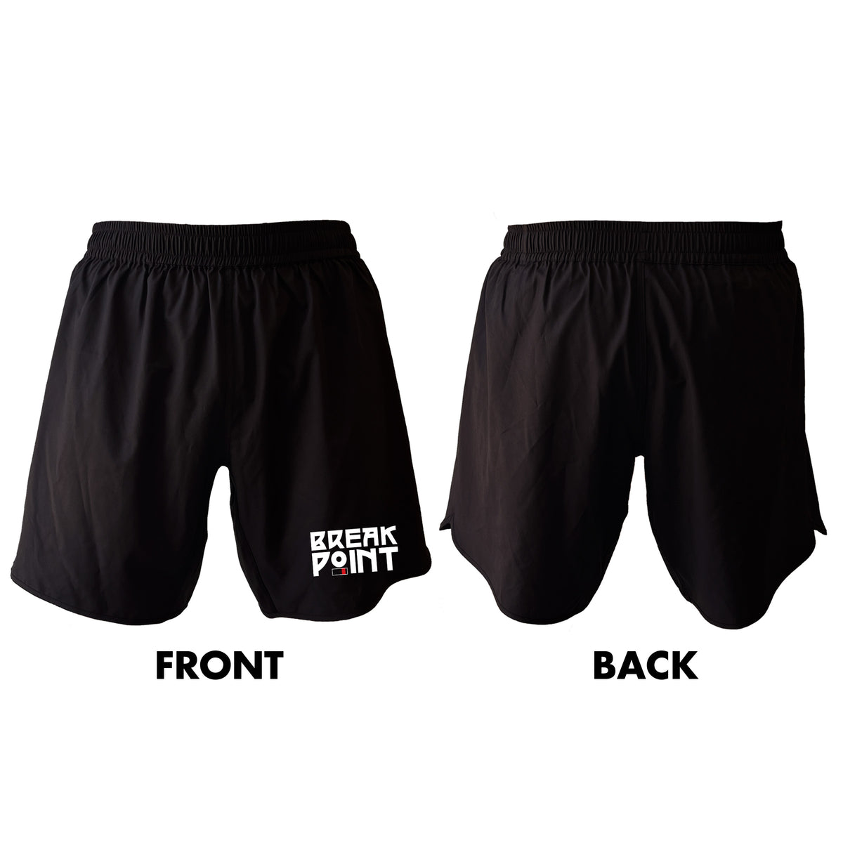Break Point All Black Shorts 2.0