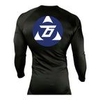 Tom DeBlass All Black Custom Rash Guards Long Sleeve #8003