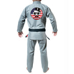 Black Tie/Trinity Jiu Jitsu Academy Adults Gi - Gray #674 A