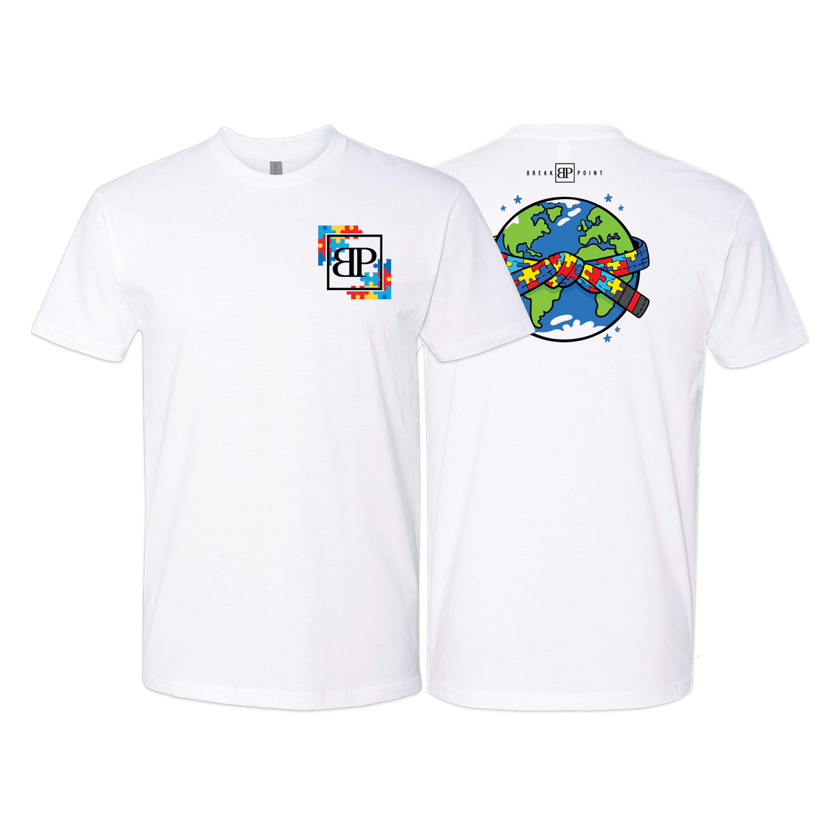 Break Point Autism Awareness Adult Shirts