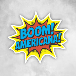Break Point BOOM Americana Custom Sticker (3 in)